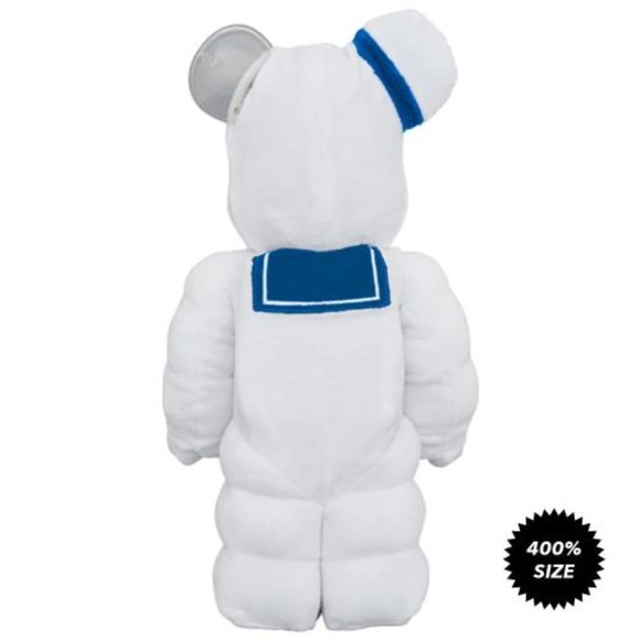 Ghostbusters: Stay Puft Marshmallow Man (Costume Ver.) 400% Bearbrick by toy - Picture 2 of 2